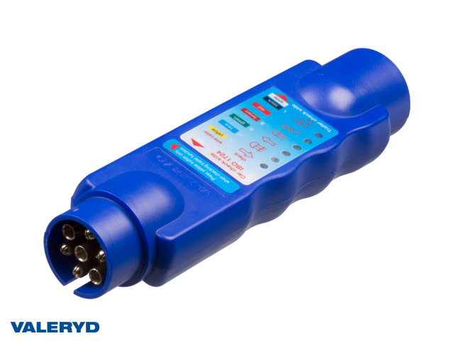 Beleuchtungstester 224x58,5mm, blau, 7-polig, 12V