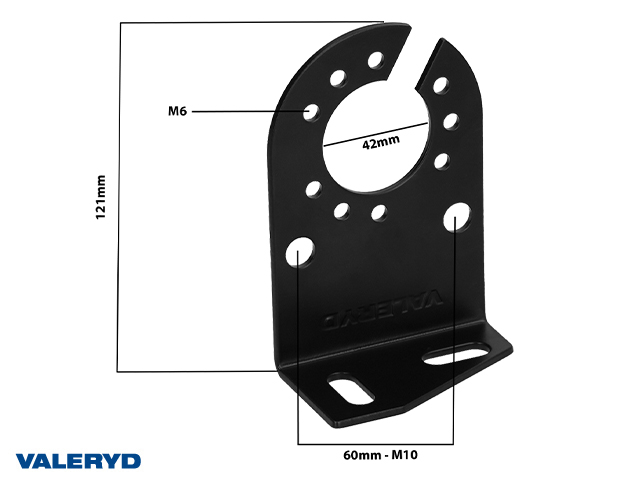 Holder angled for electrical socket