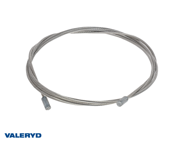 Brake cable Hahn 1900 without sleeve for axle with fastening bolts CC=1200mm