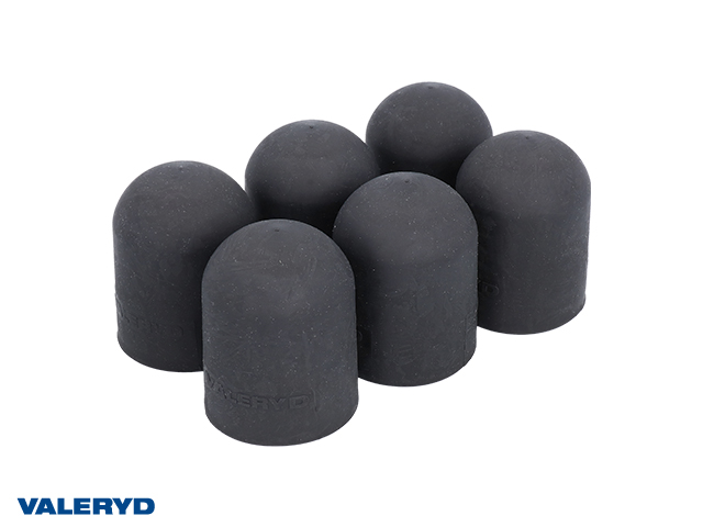 Tow ball cover 50 mm soft black ( 6 pack)