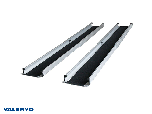 Loading ramp aluminium 1220x189mm, foldable: 835x189mm, 272kg/pair (2-pack)