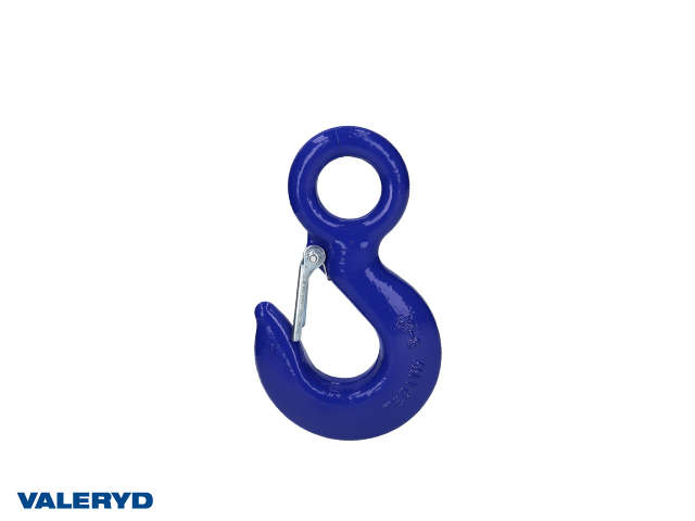 Eye hook with safety latch G80 6-8mm, 1120Kg