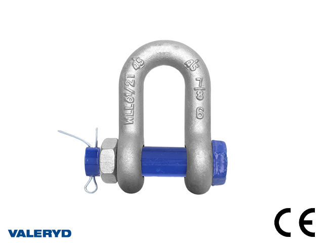 Shackle, Straight with screw G-2150, WLL 750Kg