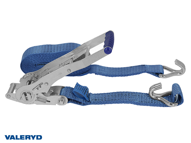 Sangles Kit 50mm avec double J crochets, long manche. Longueur 0,5+5,5m. 2500 daN