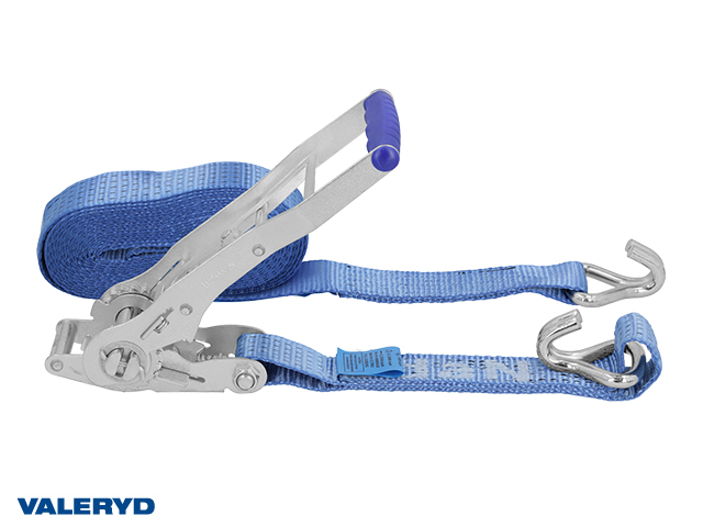 Sangles Kit 50mm avec double J crochets, long manche. Longueur 0,5+7,5m. 2500 daN