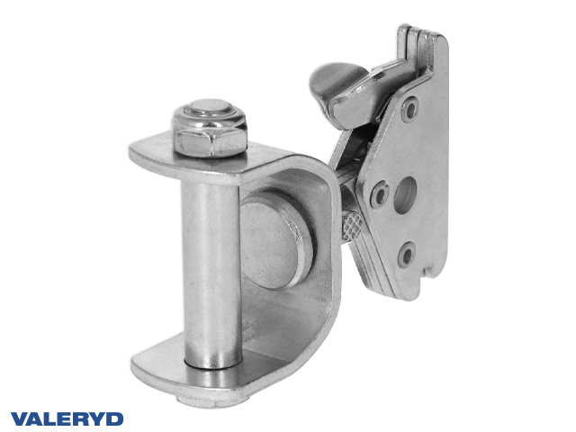 E Track with double swivel U-bracket and spring end 50mm