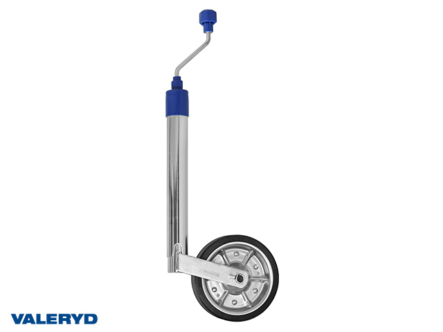 Støttehjul Ø48mm Stålfælge Hele gummihjul 200x50mm. Sidste 150 Kg