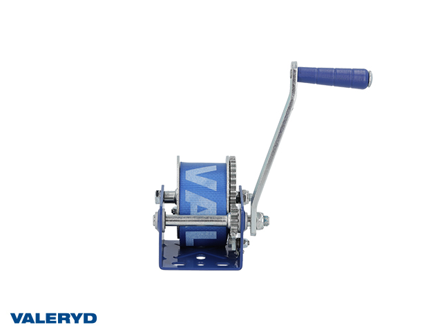 Winch VALERYD 800lbs/350kg Including strap 50mm x 7m
