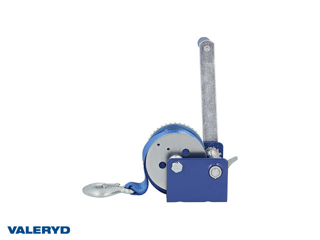 Winch VALERYD 800lbs/350kg Including strap 50mm x 7m