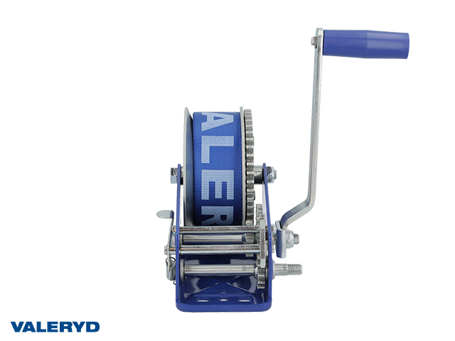 Winch VALERYD 2500lbs/1100kg Including strap 50mm x 10m