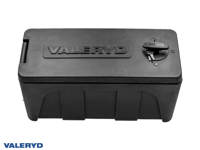 PVC Auto prikolica Kutija za alat 25 kg 520x230x265mm , crno