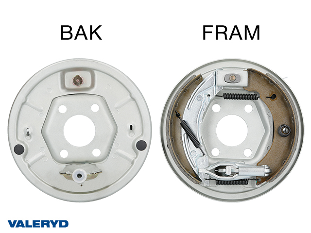 Bremseskjoldsett venstre Knott 200x50 boltet