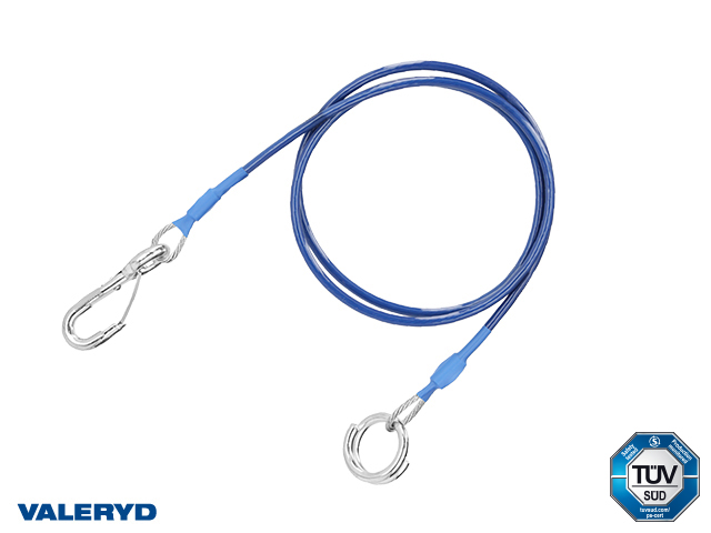 Sikkerhetsvaier Universal 1000 mm med ring TÜV-godkjent