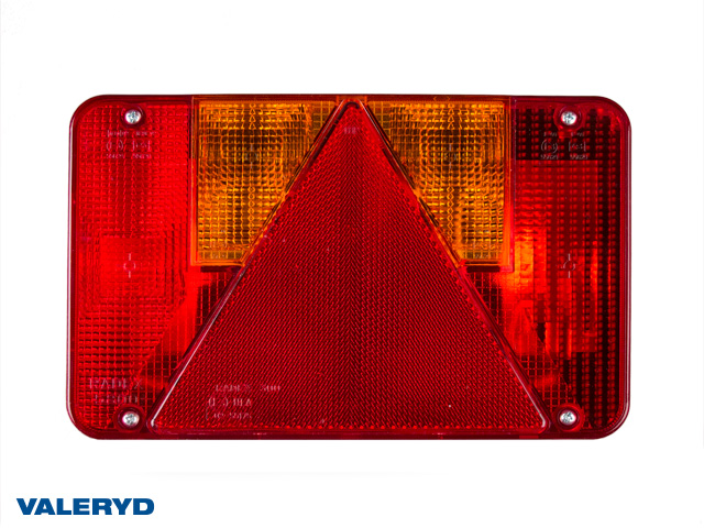 Tail light Radex 5800 Right 220x140x60 with number plate light, fog light. Bayonet connection