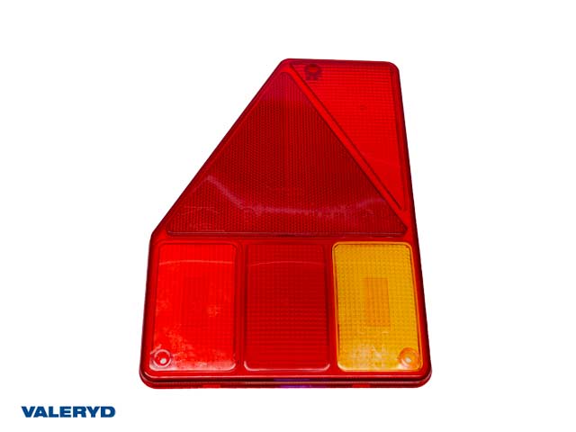 Spare lens Aspöck Earpoint I Tail light Left 180x255x83 with triangle reflector (for 3010056)