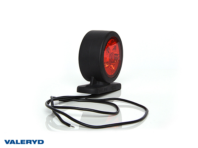 LED Side marking light WAŚ 70x74x28mm red 360mm Cable