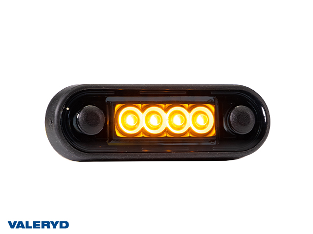 LED Side marking light Valeryd Arctic Night 84,2x27,7x12,8mm Yellow 12-36V incl. 150mm Cable