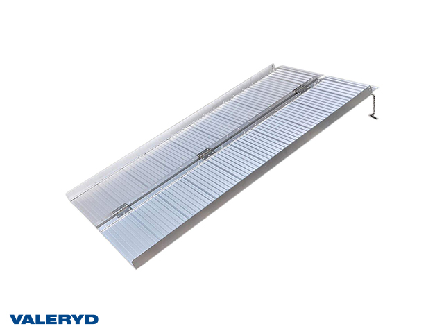 Loading ramp aluminium 920x720x50mm, foldable: 920x360x80mm, 270 kg